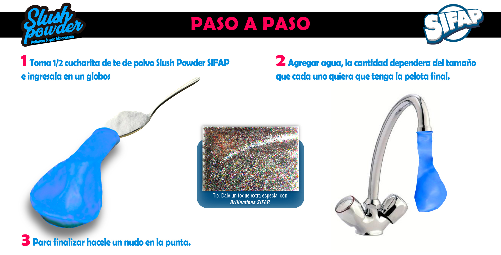 SlushPowder - Experimento Ciencia - pelota anti estres parte 3.