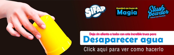 SlushPowder - Magia - desaparecer agua.