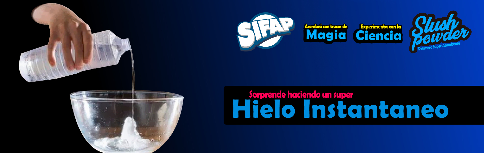 SlushPowder - Experimento Ciencia - pelota anti estres parte 1.