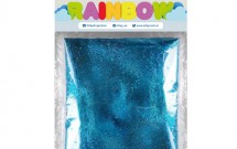 Brillantina gibre rainbow celeste