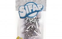 Broches plateados n3 x 100u doy pack