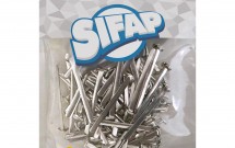 Broches plateados n10 x 100u doy pack