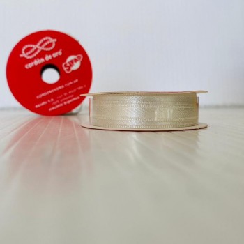 CINTA DE TELA MANTECA Nº1