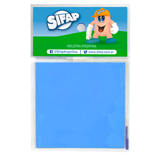 Papel glace comun x 10 hojas 